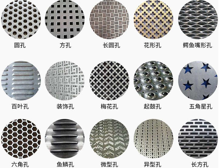 振動篩篩板孔型